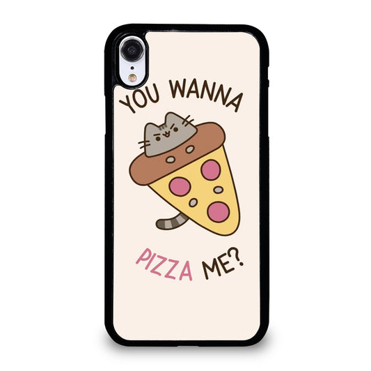 PIZZA CAT YOU WANNA PIZZA ME iPhone XR Case Cover