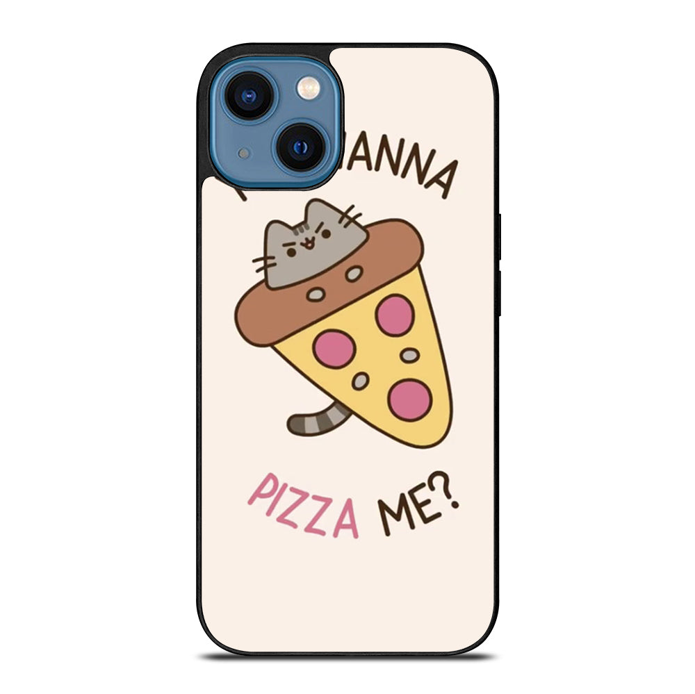 PIZZA CAT YOU WANNA PIZZA ME iPhone 14 Case Cover