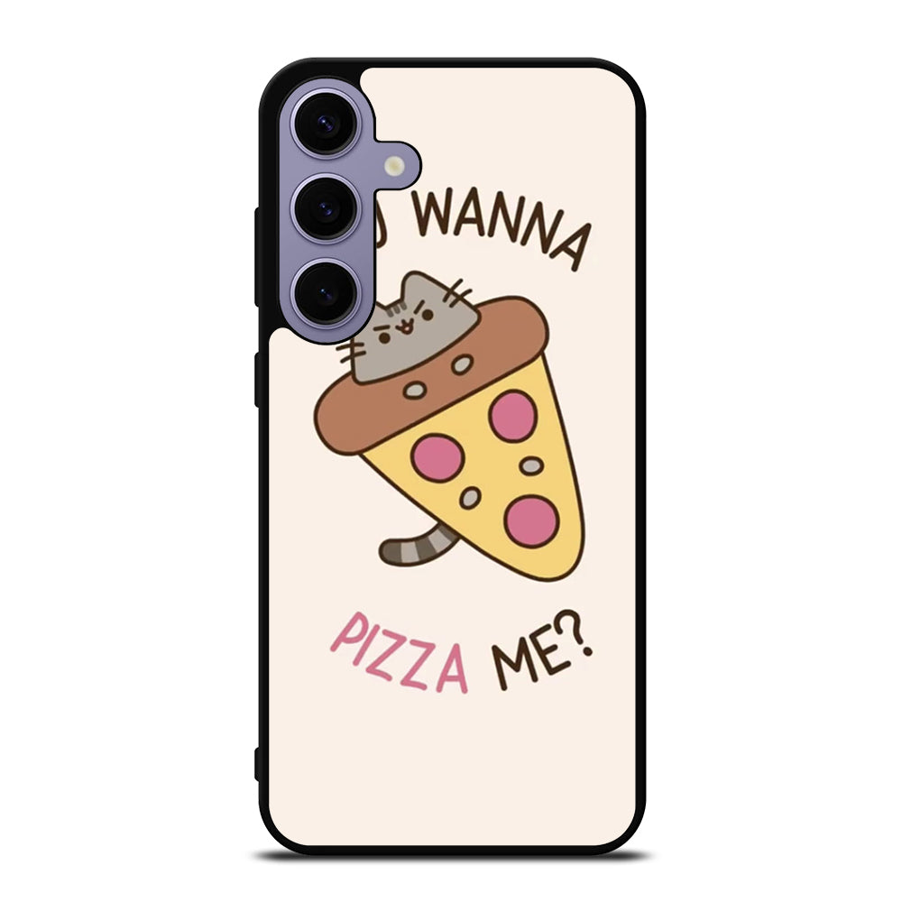 PIZZA CAT YOU WANNA PIZZA ME Samsung Galaxy S24 Plus Case Cover
