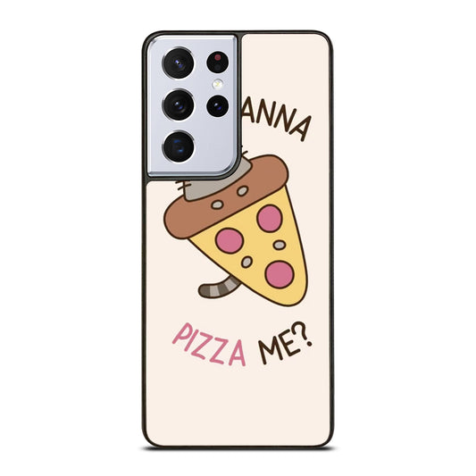 PIZZA CAT YOU WANNA PIZZA ME Samsung Galaxy S21 Ultra Case Cover