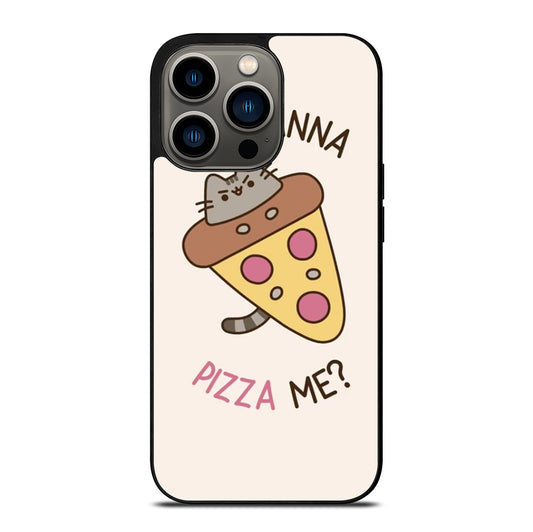 PIZZA CAT YOU WANNA PIZZA ME iPhone 13 Pro Case Cover
