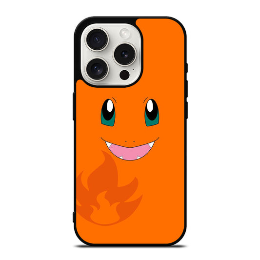 POKEMON CHARMANDER CUTE FACE iPhone 15 Pro Case Cover