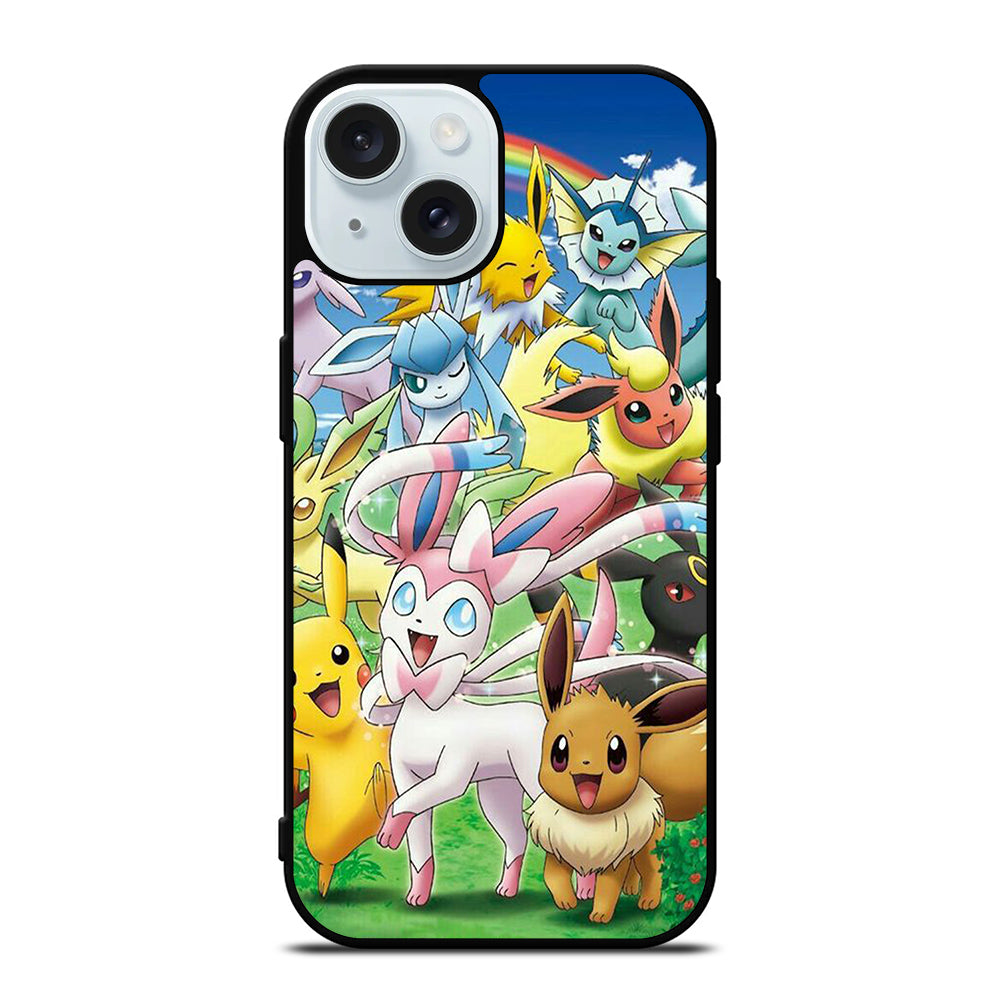 POKEMON EEVEE CHARACTER iPhone 15 Case Cover