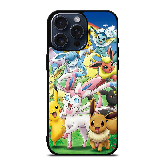 POKEMON EEVEE CHARACTER iPhone 15 Pro Max Case Cover