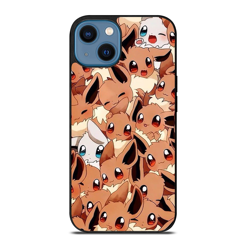 POKEMON EEVEE PATTERN iPhone 14 Case Cover