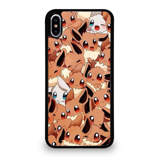 POKEMON EEVEE PATTERN iPhone XS Max Case Cover