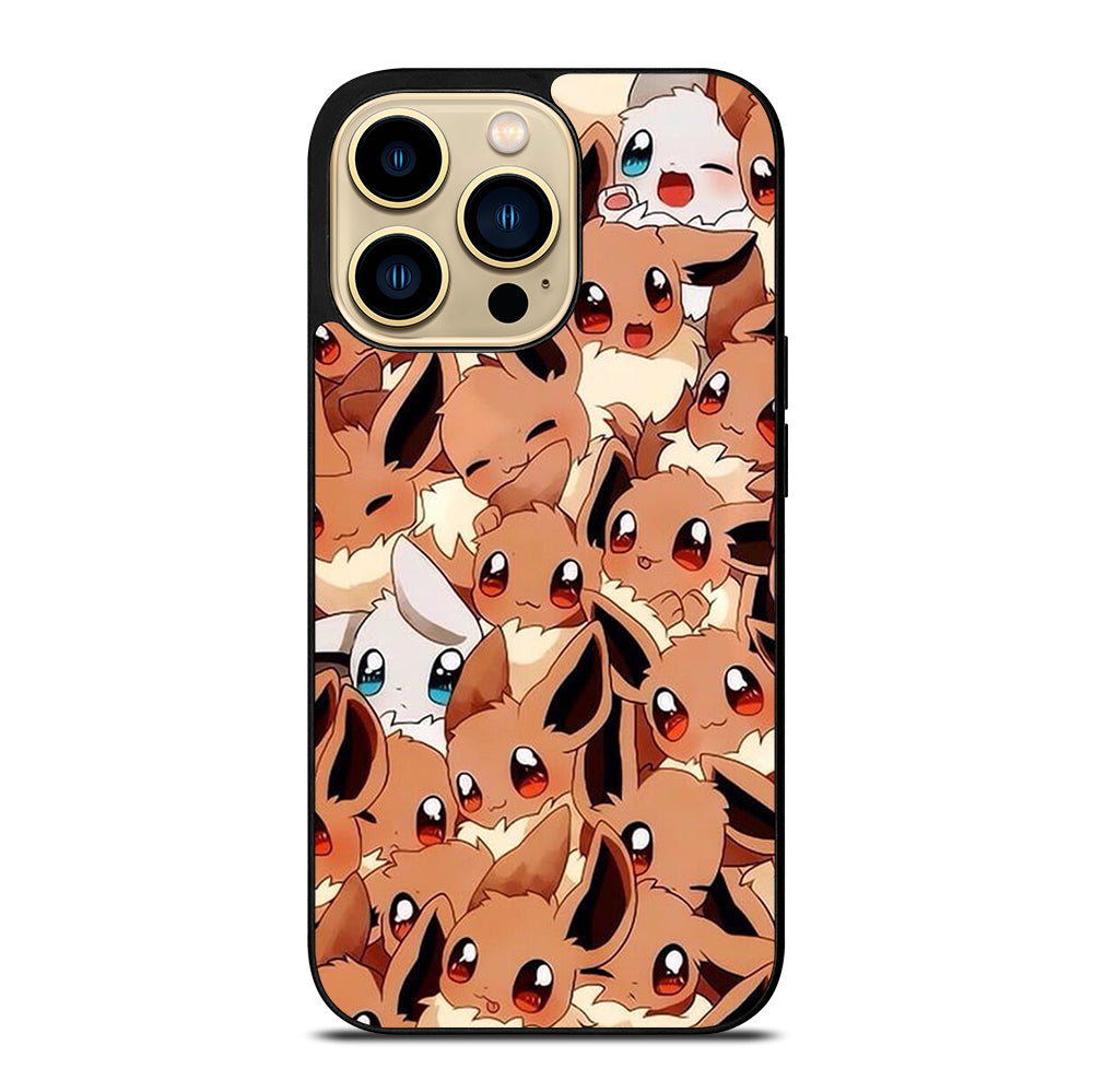 POKEMON EEVEE PATTERN iPhone 14 Pro Max Case Cover