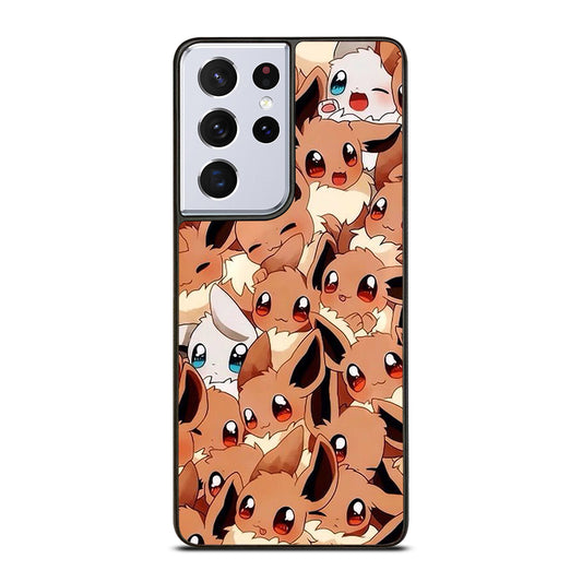 POKEMON EEVEE PATTERN Samsung Galaxy S21 Ultra Case Cover