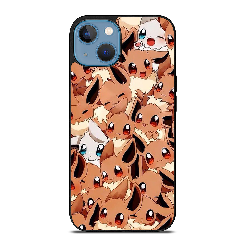 POKEMON EEVEE PATTERN iPhone 13 Case Cover
