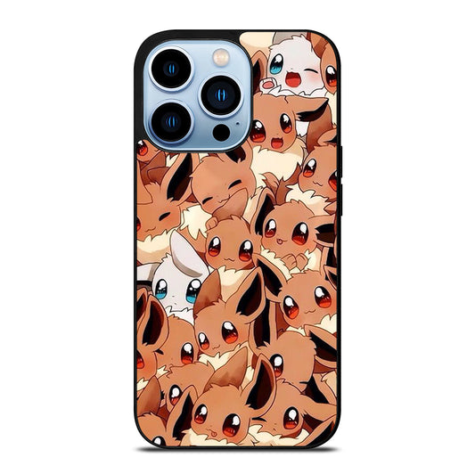 POKEMON EEVEE PATTERN iPhone 13 Pro Max Case Cover