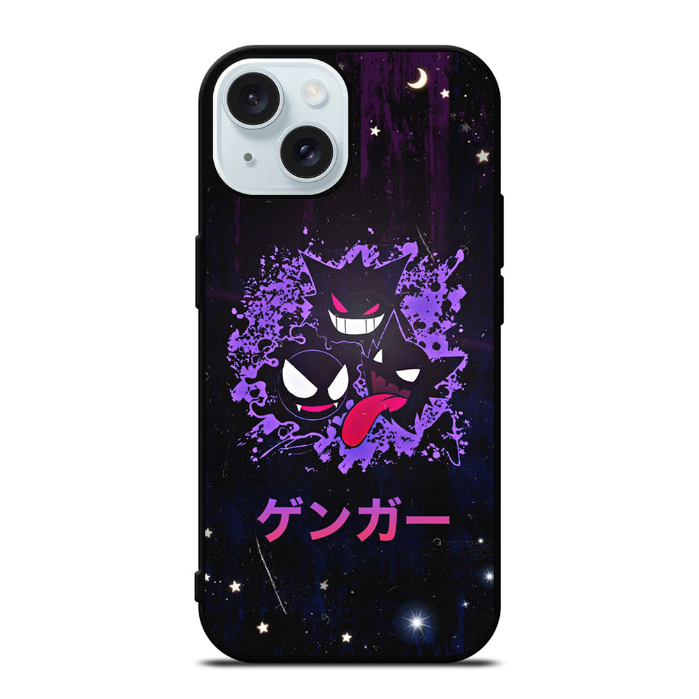 POKEMON GENGAR ANIME iPhone 15 Case Cover