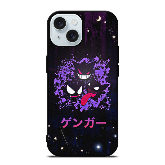 POKEMON GENGAR ANIME iPhone 15 Case Cover