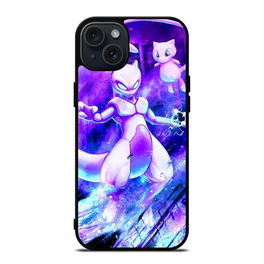 POKEMON MEWTWO ANIME SERIES 2 iPhone 15 Plus Case Cover