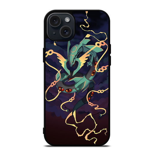 POKEMON SHINY RAYQUAZA ART 2 iPhone 15 Plus Case Cover