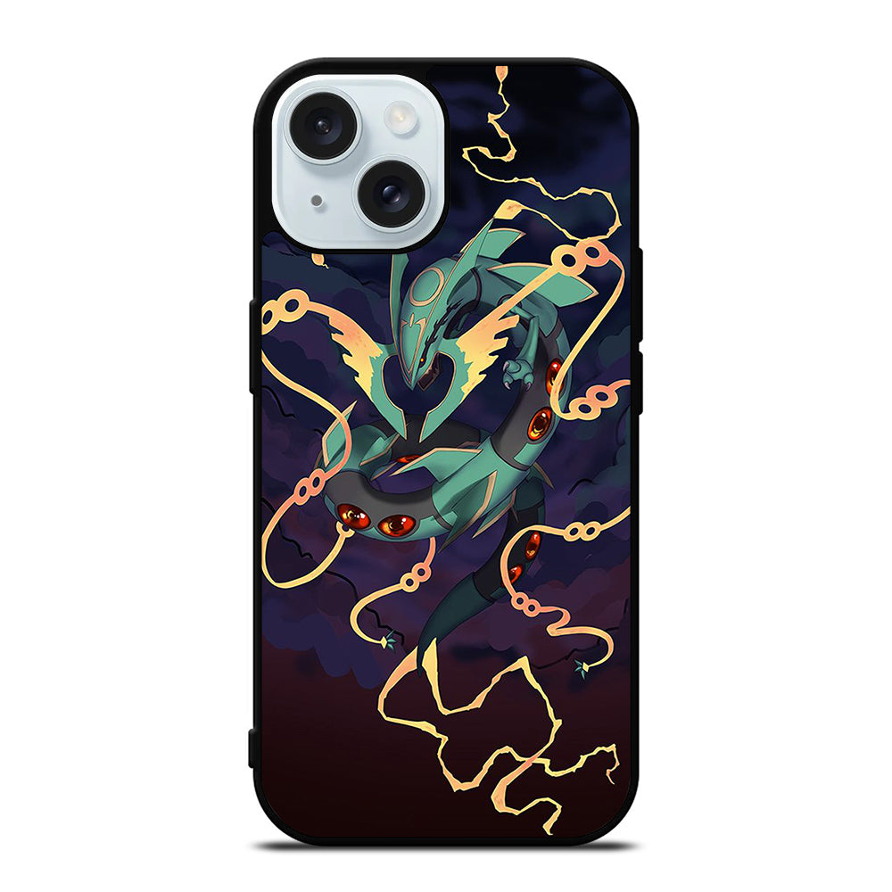 POKEMON SHINY RAYQUAZA ART 2 iPhone 15 Case Cover