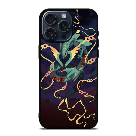 POKEMON SHINY RAYQUAZA ART 2 iPhone 15 Pro Max Case Cover