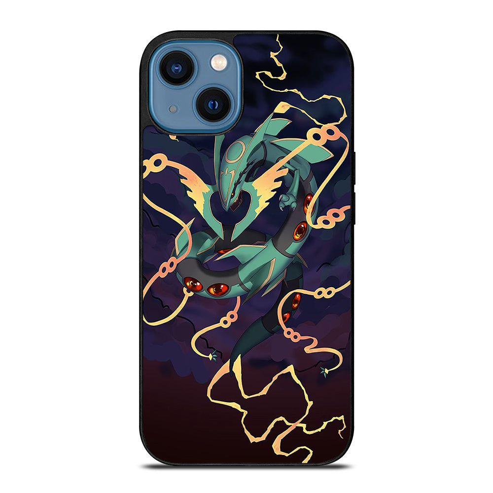 POKEMON SHINY RAYQUAZA ART 2 iPhone 14 Case Cover