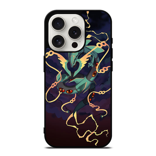 POKEMON SHINY RAYQUAZA ART 2 iPhone 15 Pro Case Cover