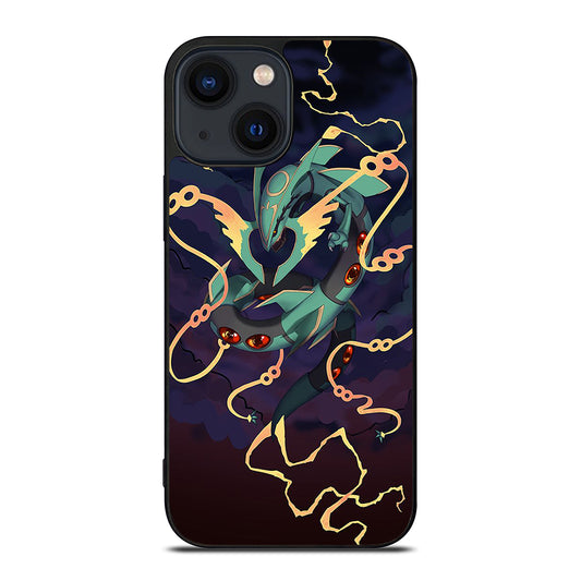 POKEMON SHINY RAYQUAZA ART 2 iPhone 14 Plus Case Cover