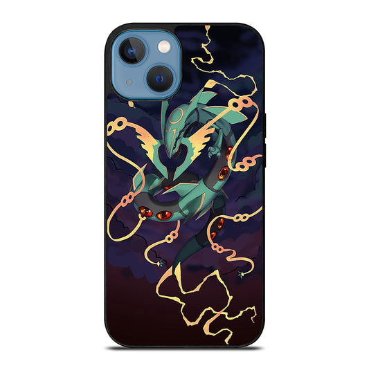 POKEMON SHINY RAYQUAZA ART 2 iPhone 13 Case Cover