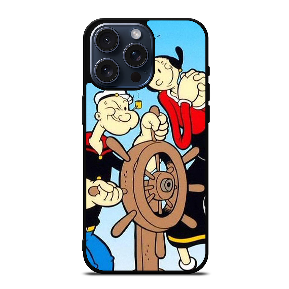 POPEYE AND OLIVE CARTOON SERIES 2 iPhone 15 Pro Max Case Cover