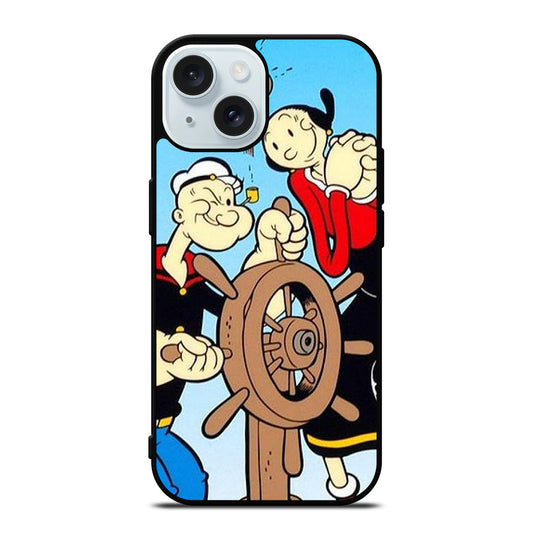 POPEYE AND OLIVE CARTOON SERIES 2 iPhone 15 Case Cover