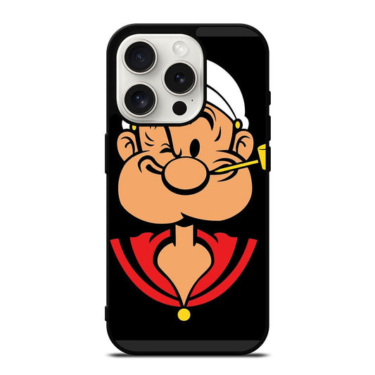 POPEYE FACE CARTOON iPhone 15 Pro Case Cover