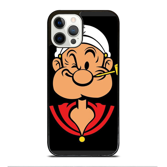 POPEYE FACE CARTOON iPhone 12 Pro Case Cover