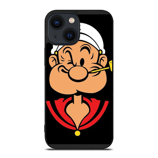 POPEYE FACE CARTOON iPhone 14 Plus Case Cover
