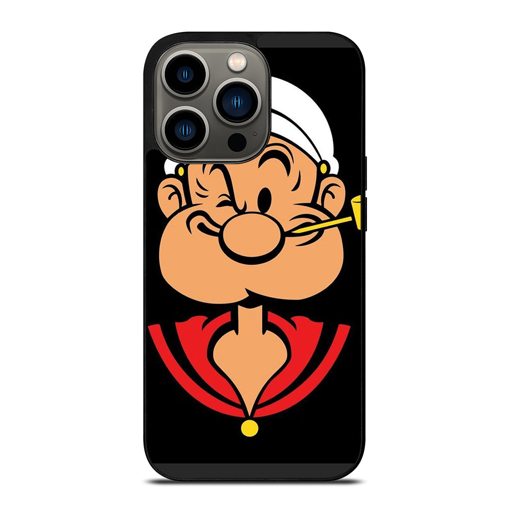 POPEYE FACE CARTOON iPhone 13 Pro Case Cover