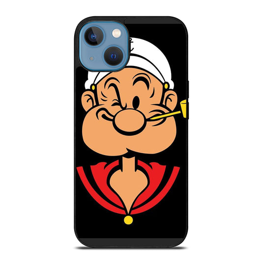 POPEYE FACE CARTOON iPhone 13 Case Cover