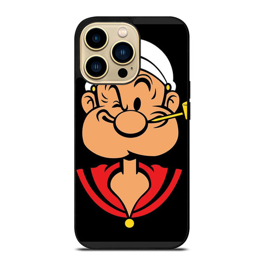 POPEYE FACE CARTOON iPhone 14 Pro Max Case Cover
