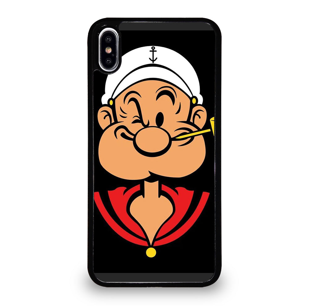 POPEYE FACE CARTOON iPhone XS Max Case Cover