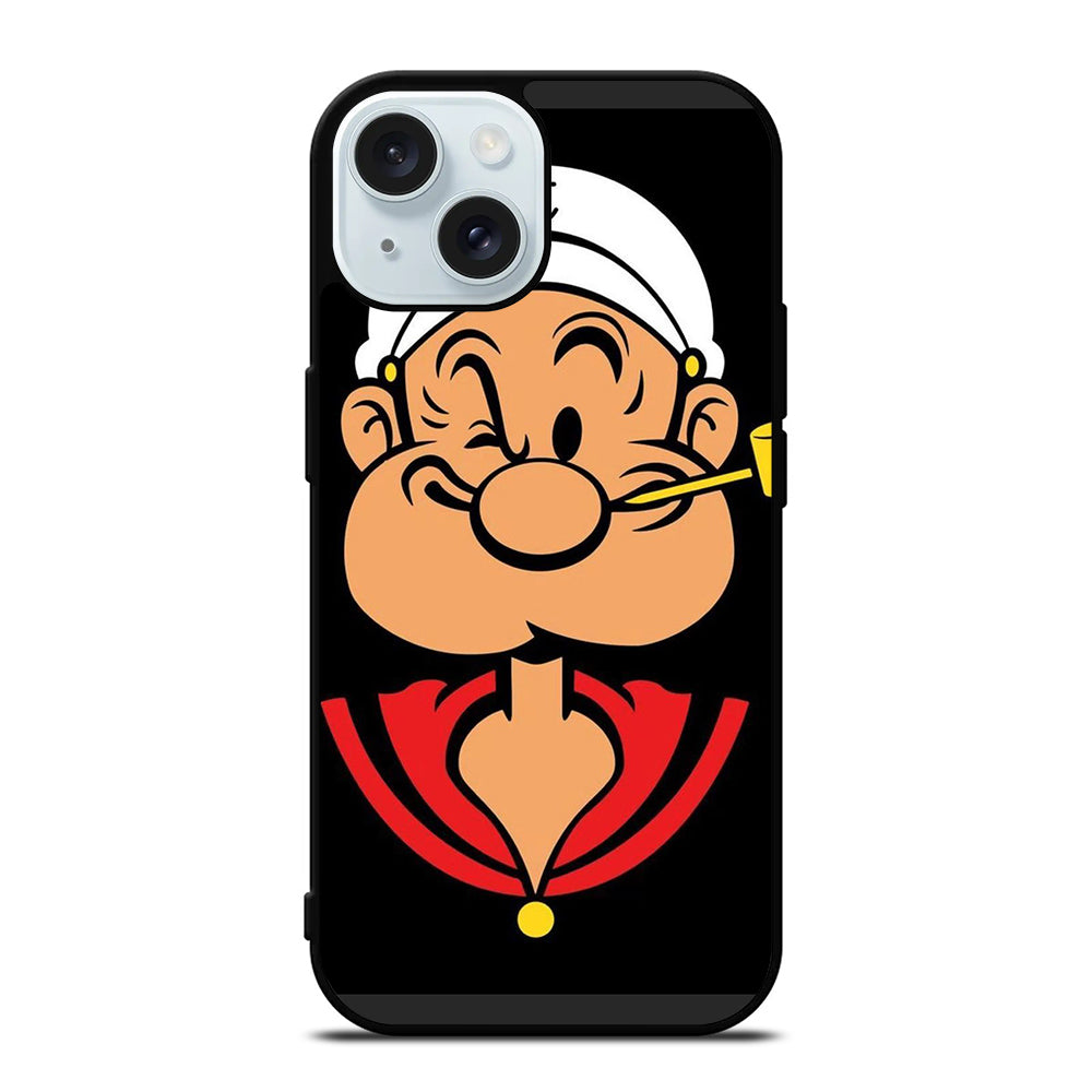 POPEYE FACE CARTOON iPhone 15 Case Cover
