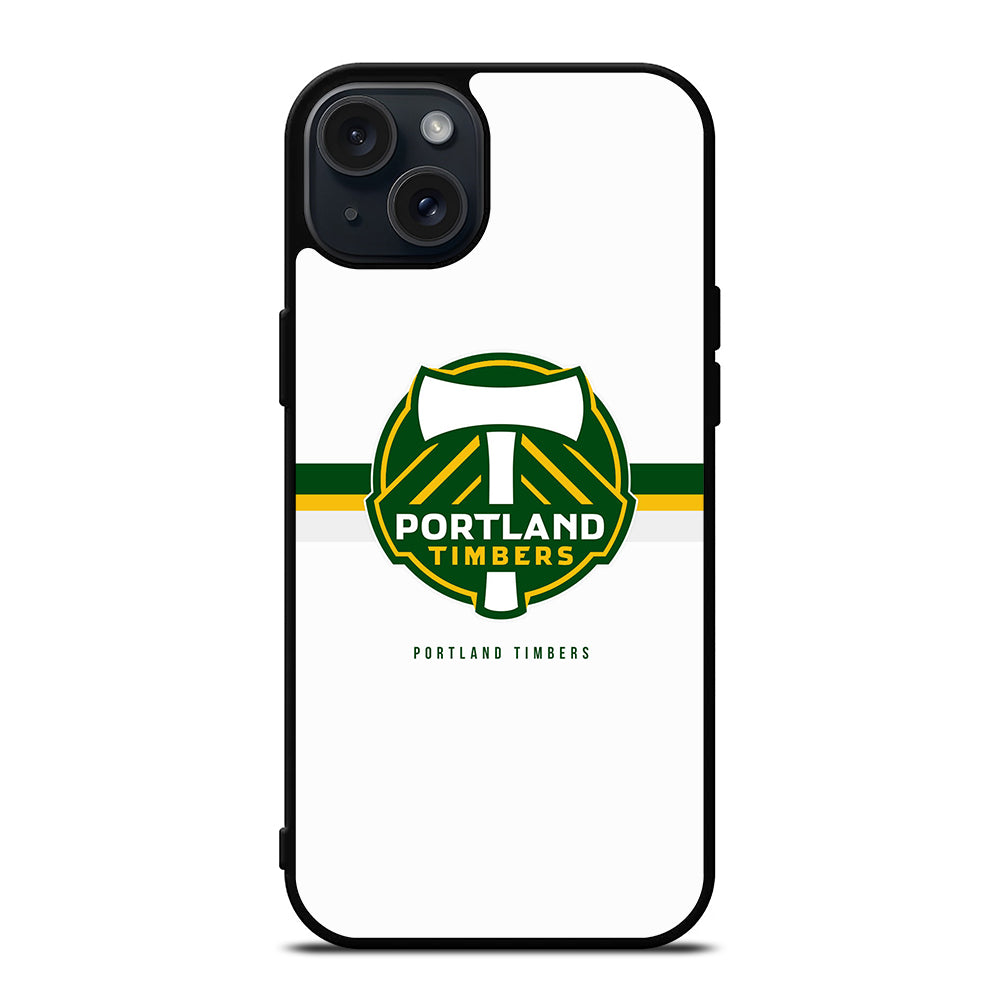 PORTLAND TIMBERS LOGO FOOTBALL iPhone 15 Plus Case Cover