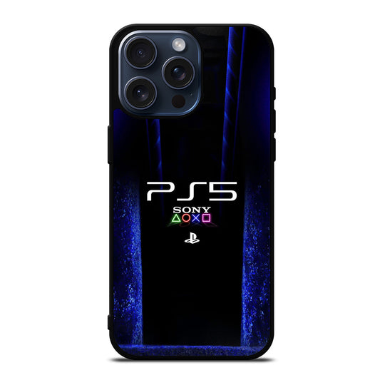 PS5 PLAYSTATION 5 LOGO 3 iPhone 15 Pro Max Case Cover