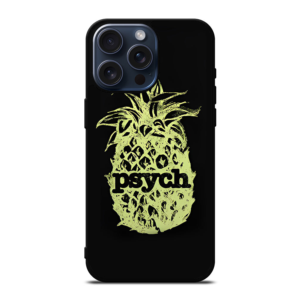 PSYCH PINEAPPLE ART iPhone 15 Pro Max Case Cover