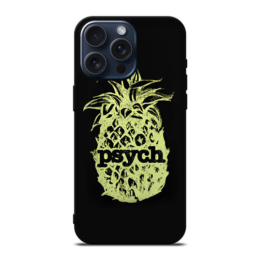 PSYCH PINEAPPLE ART iPhone 15 Pro Max Case Cover