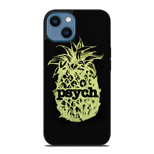 PSYCH PINEAPPLE ART iPhone 14 Case Cover