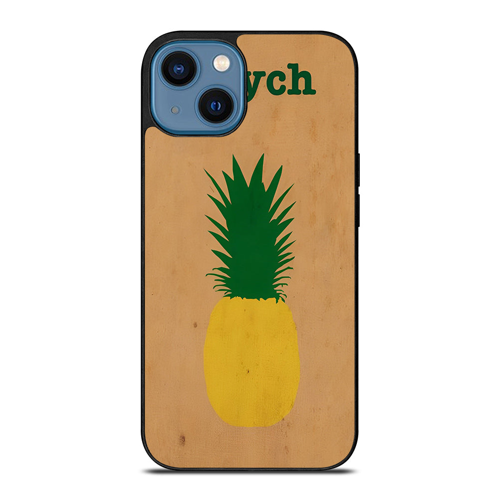 PSYCH PINEAPPLE FRUIT LOGO 2 iPhone 14 Case Cover