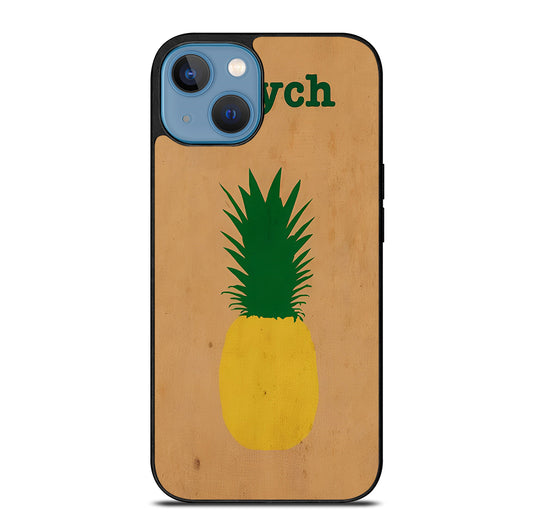 PSYCH PINEAPPLE FRUIT LOGO 2 iPhone 13 Case Cover