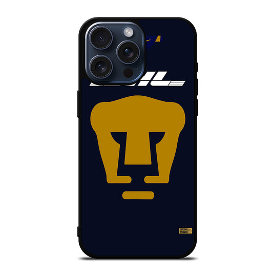 PUMAS UNAM CLUB DE FUTBOL 1 iPhone 15 Pro Max Case Cover