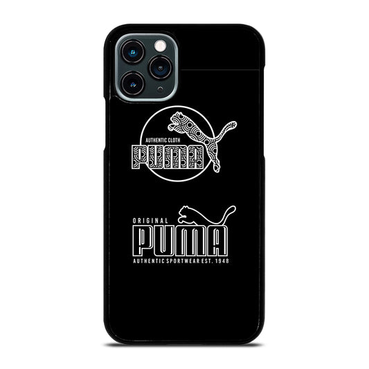 PUMA BLACK LOGO iPhone 11 Pro Case Cover