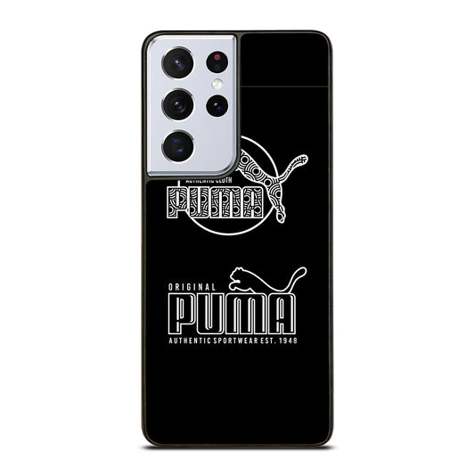 PUMA BLACK LOGO Samsung Galaxy S21 Ultra Case Cover