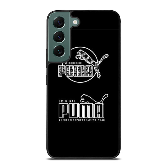 PUMA BLACK LOGO Samsung Galaxy S22 Case Cover