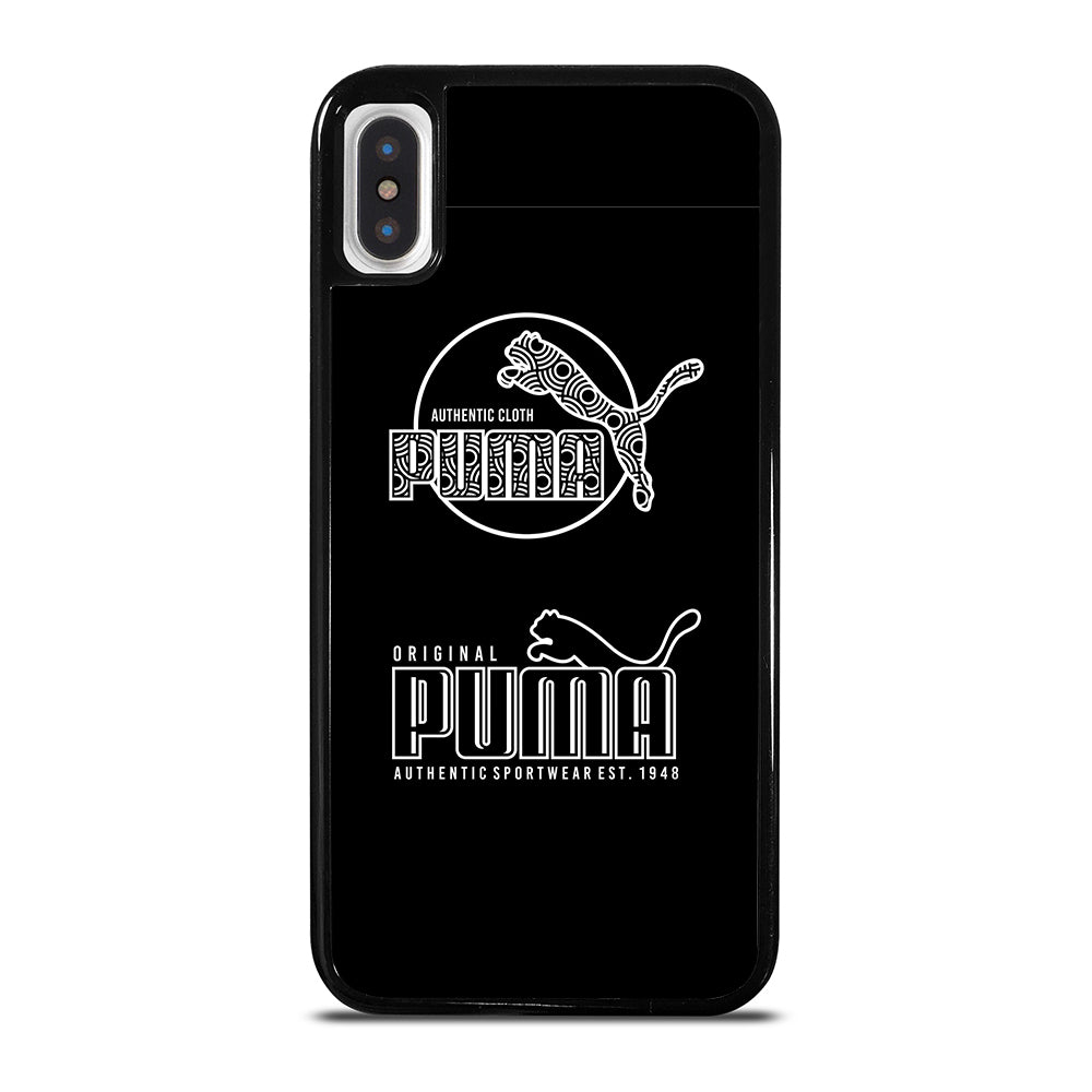 PUMA BLACK LOGO iPhone X / XS Case Cover