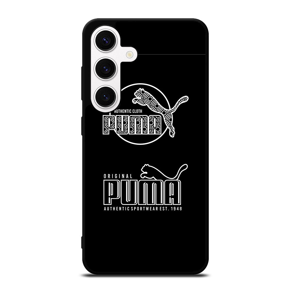 PUMA BLACK LOGO Samsung Galaxy S24 Case Cover