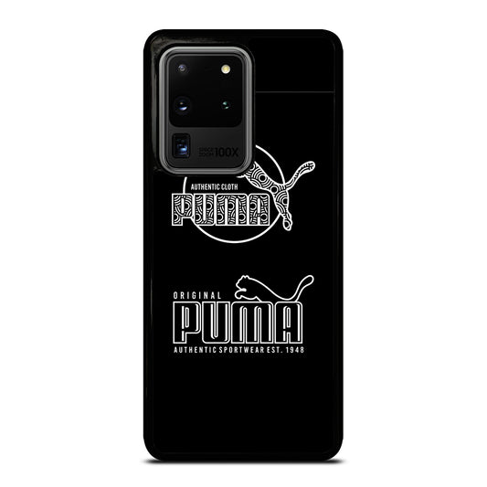PUMA BLACK LOGO Samsung Galaxy S20 Ultra Case Cover