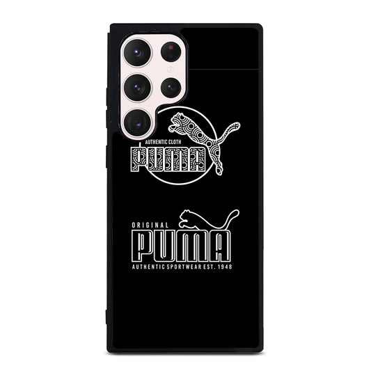 PUMA BLACK LOGO Samsung Galaxy S23 Ultra Case Cover
