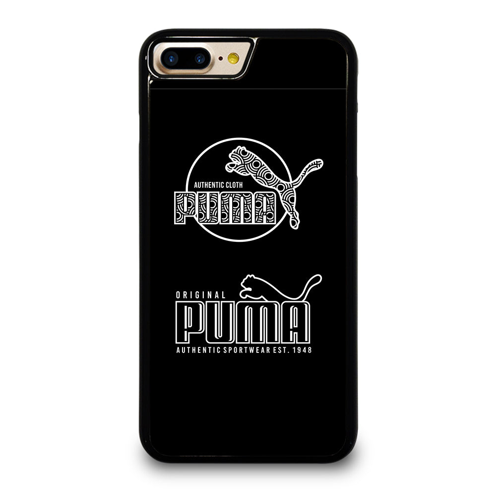PUMA BLACK LOGO iPhone 7 / 8 Plus Case Cover